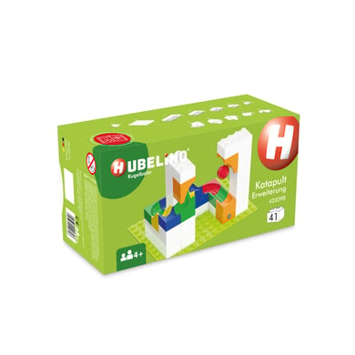 HUBELINO® Juego pista para bolas suplemento de catapulta 41 piezas