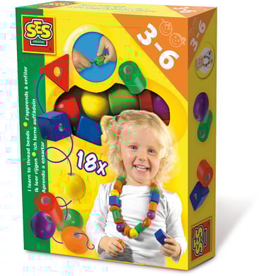 SES Creative® Jeu créatif j'apprends à enfiler