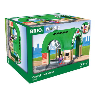 BRIO® WORLD Figurine gare centrale sonore et distributeur 33649