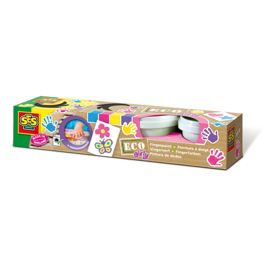 SES Creativ e® Finger Paint ECO Girly , 4 färger