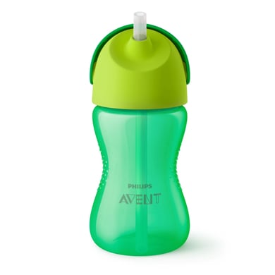 Image of Philips Avent Bicchiere con cannuccia SCF798/01 verde 300 ml 12M+059