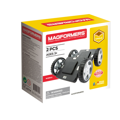 MAGFORMERS® Hjul med grundplatta 2