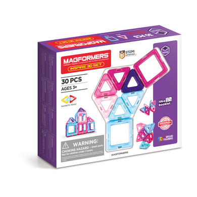 MAGFORMERS® Jeu magnétique Inspire 30 pièces