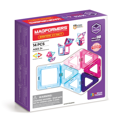 MAGFORMERS® Jeu magnétique Inspire 14 pièces
