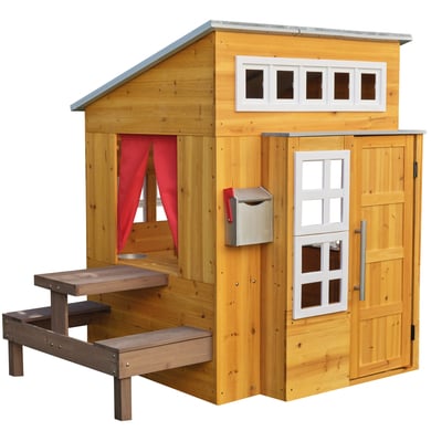 Kidkraft® Maison cabane de jardin enfant moderne bois
