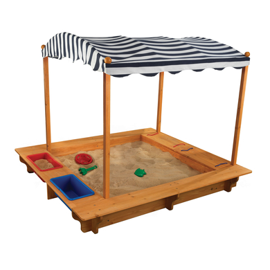 Kidkraft® Bac à sable d'extérieur à auvent, bois 00165