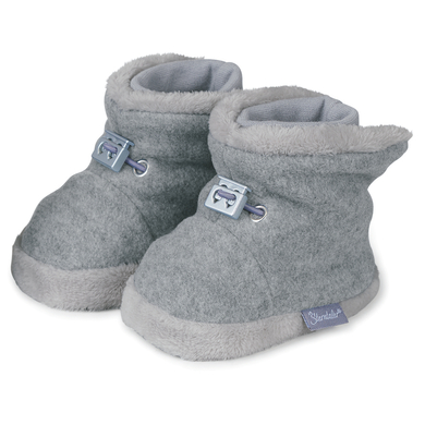 Sterntaler Boots Teddyflausch silvermelerad