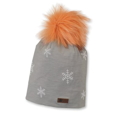 Sterntaler Girl s Slouch-Beanie gris humo