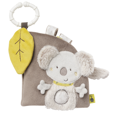 Fehn 064117 Libro Illustrato Con Koala, Morbido Libro Tattile In Tessuto Con Figure Di Animali, Per Neonati E Bambini Dai 0+ Mesi, Dimensioni 14 X 15 Cm-image
