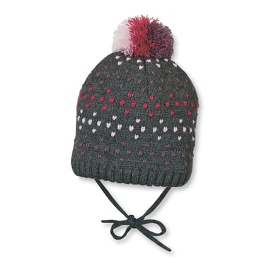 Sterntaler Girl s Bonnet tricot anthracite
