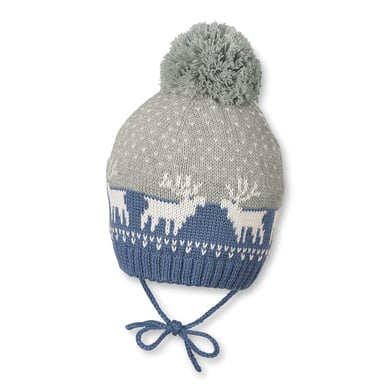 Sterntaler Girl Bonnet tricoté bleu nuit