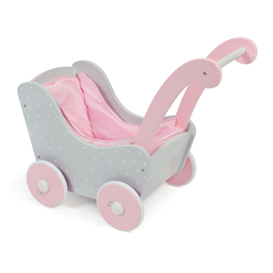 BAYER CHIC 2000 Holz-Puppenwagen Puntos grey 425 91