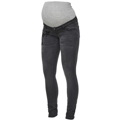 mama licious moderskap jeans MLLETICIA Medium Grey