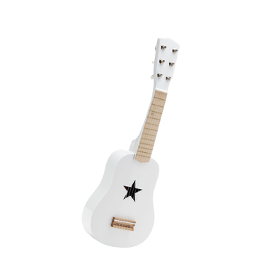 Kids Concept® Guitare enfant bois, blanc