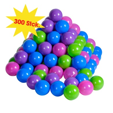 Levně knorr® toys - sada míčků- 300 ks, softcolor
