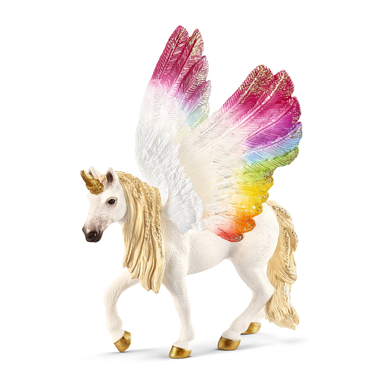 Image of Schleich Unicorno arcobaleno alato 70576