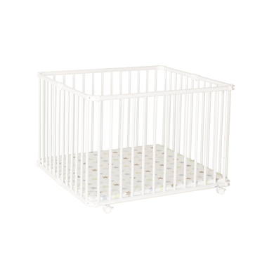 geuther Laufgitter Lucilee Plus 90,2 x 97,4 cm weiß Sterne