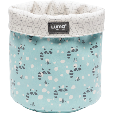 Levně Luma® Babycare Odkládací košík, vzor: Racoon Mint small