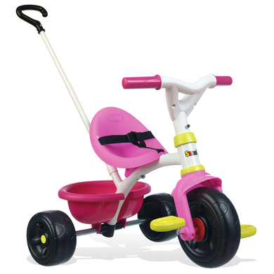 Smoby Tricycle enfant évolutif Be Fun rose