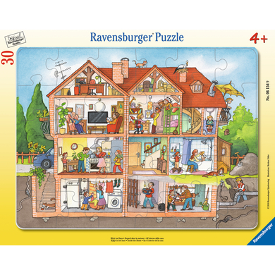 Image of Ravensburger Telaio puzzle - vista nella casa, 30 pezzi