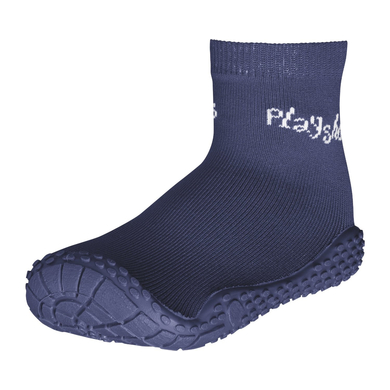 Playshoes Chaussettes de bain enfant bleu marine uni