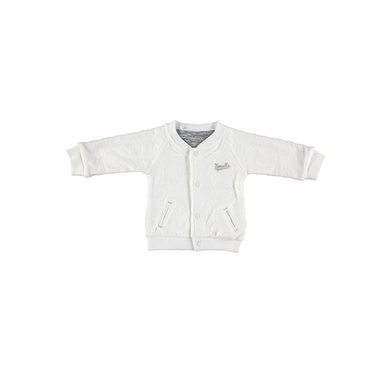 Image of b.e.s.s Cardigan Baseball bianco