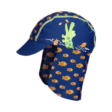 Playshoes Gorra de protección UV cocodrilo