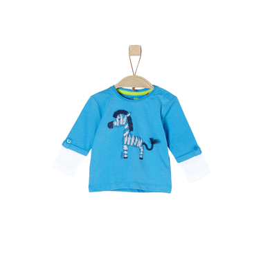 s.Oliver Boys Chemise manches longues turquoise