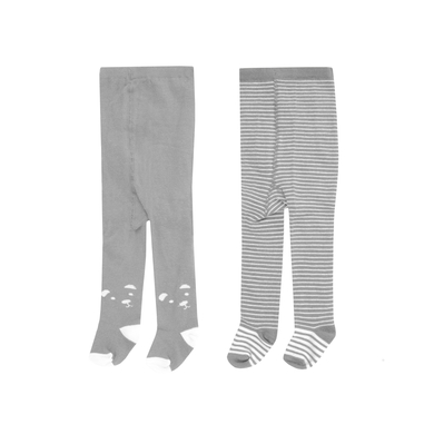 JACKY Collants enfant mélange gris clair lot de 2