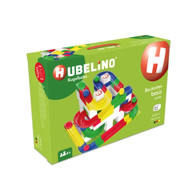 HUBELINO® Laberinto de bolas Set Básico de Construcción de Vías 123 Piezas