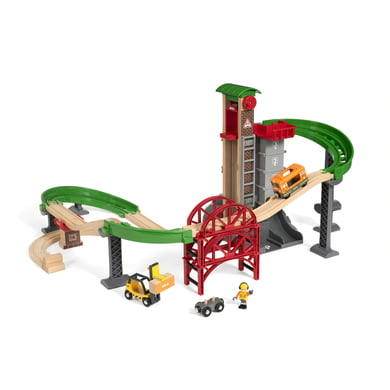 BRIO® WORLD Gran almacén con ascensor 33887