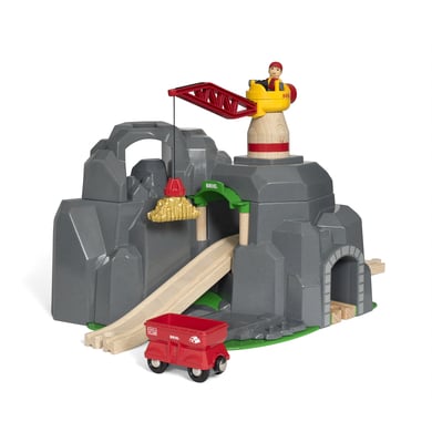 Image of BRIO® WORLD Grande miniera d'oro con tunnel e suoni 33889059