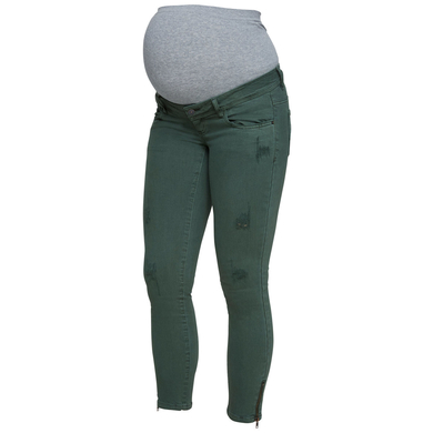 Image of mama licious Jeans premaman MLZEAL, thyme