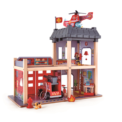 Hape Caserne de pompier de grande ville bois E3023