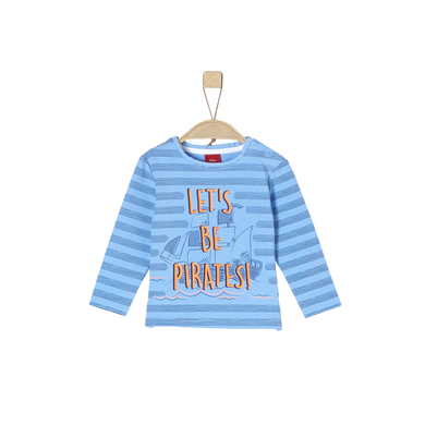 s.Oliver Chemise manches longues bleu clair aop