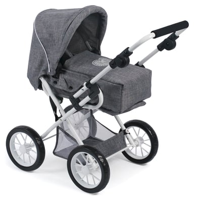 Image of BAYER CHIC 2000 Passeggino duo per bambole LENI, Jeans grey