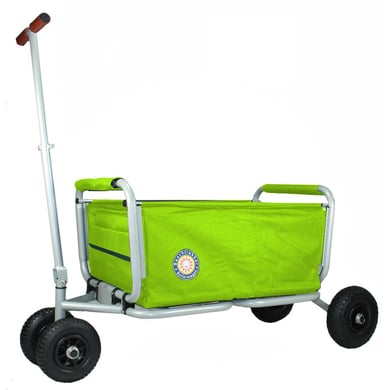 BEACHTREKKER Carro de mano plegable LiFe con freno de mano verde