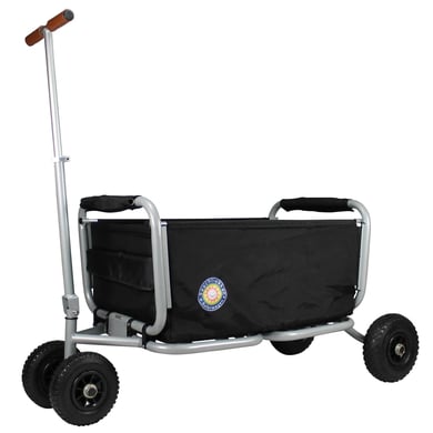 BEACHTREKKER Carretilla de mano plegable LiFe, freno de estacionamiento incluido negro