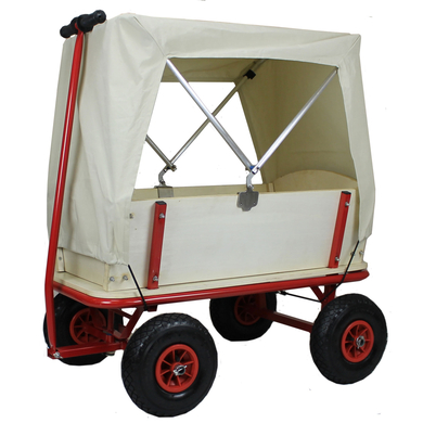 BEACHTREKKER Chariot de transport à main enfant Style naturel, toit