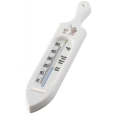 Rotho Babydesign Thermomètre de bain éléphants modernes blanc