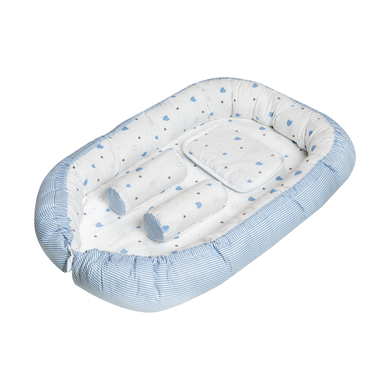 Schardt Babynest hearts blue