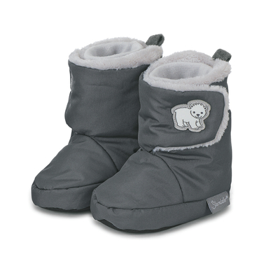 Image of Sterntaler Baby Shoe Weblabel, grigio ferro059