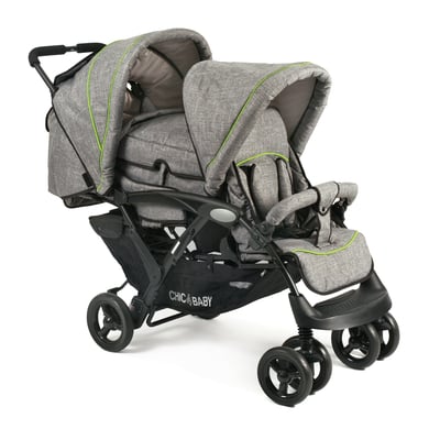 CHIC 4 BABY DUO søskenvogn Jeans grey