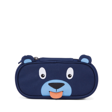 Affenzahn Trousse à stylo Bobo l'ours, bleu
