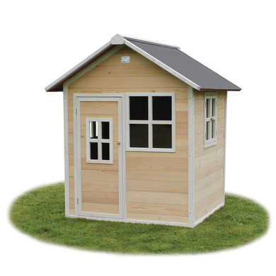 EXIT Maison cabane de jardin enfant Loft 100, bois, naturel