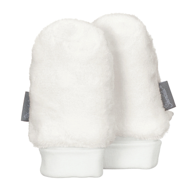 Sterntaler Mitaines enfant duvet peluche écru