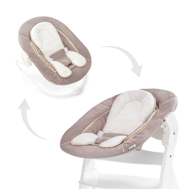 hauck Hamaca para trona Baby Alpha Bouncer 2en1 Stretch Beige
