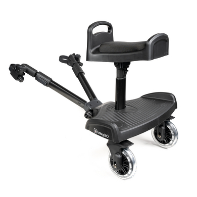 babyGO Buggy Board WeGo met Zitje zwart