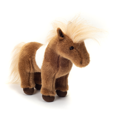 Teddy HERMANN® Peluche poney Shetland 25 cm