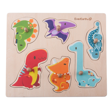 EverEarth® Puzzle dinosaures, bois